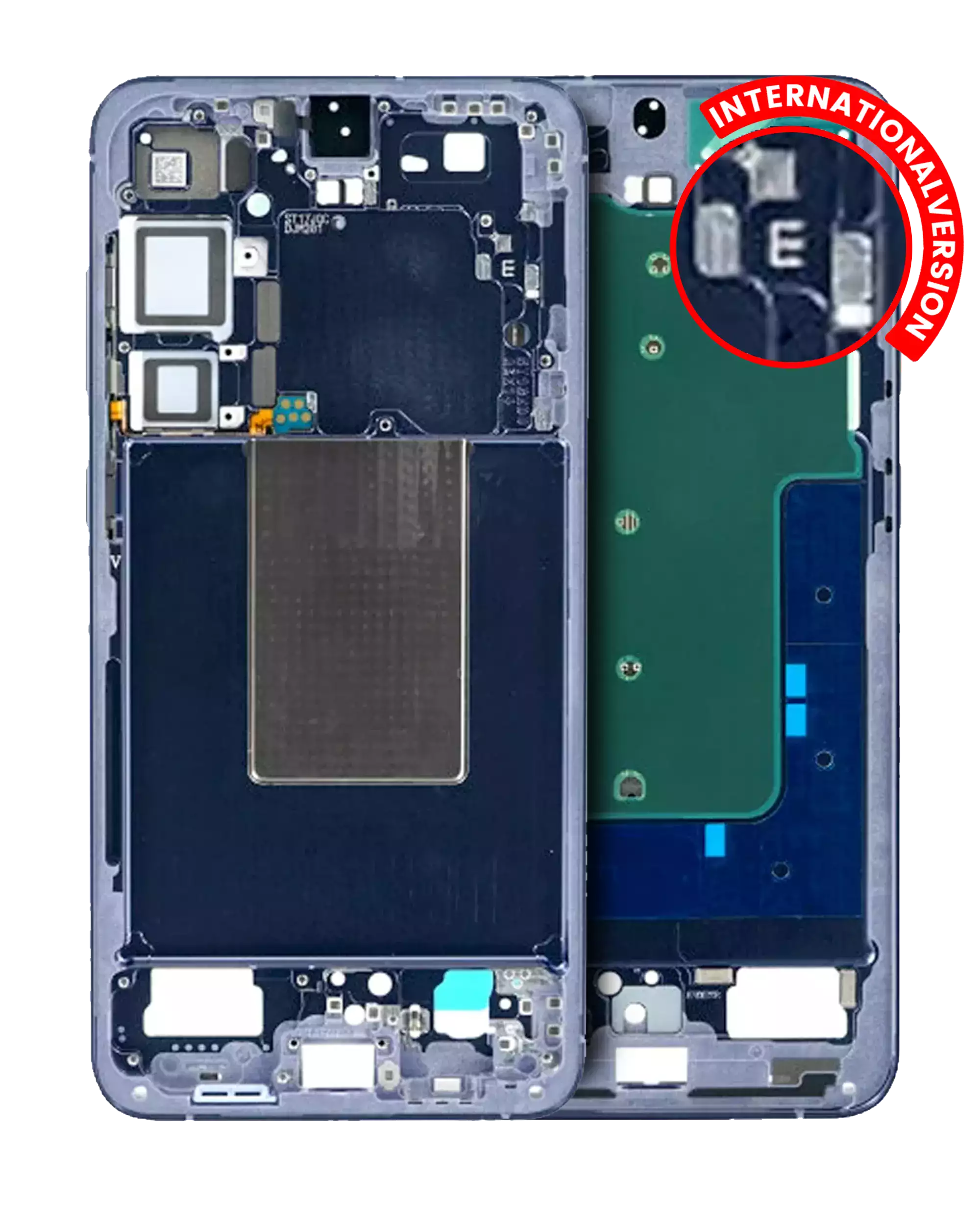 Mid-Frame Housing For Samsung Galaxy S24 Plus 5G (International version) (Service Pack) (Cobalt Violet)