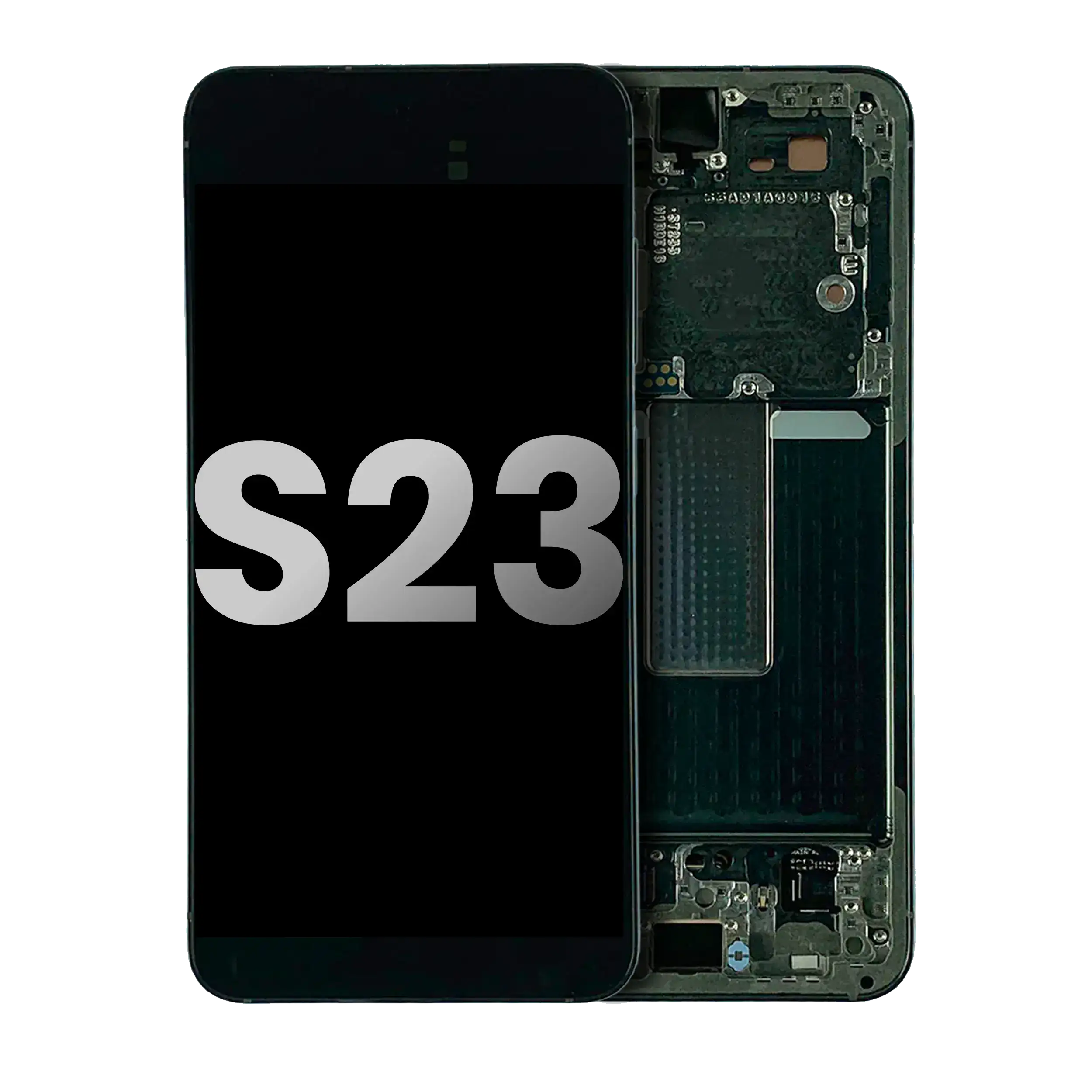 OLED Assembly With Frame For Samsung Galaxy S23 5G (US & International) (Used OEM Pull: Grade A) (Green)