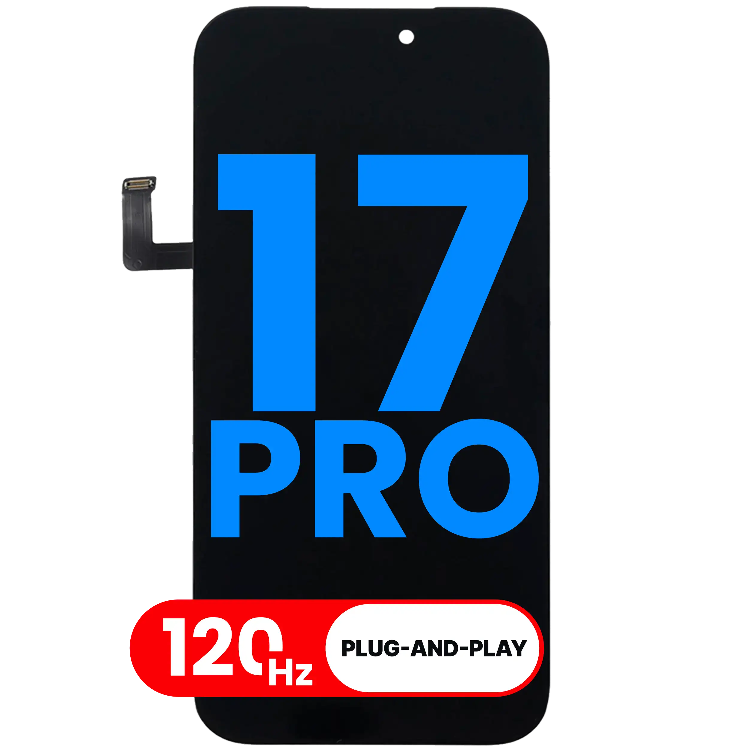 LCD Assembly For iPhone 17 Pro (Aftermarket: AQ7 3.0) (120HZ)