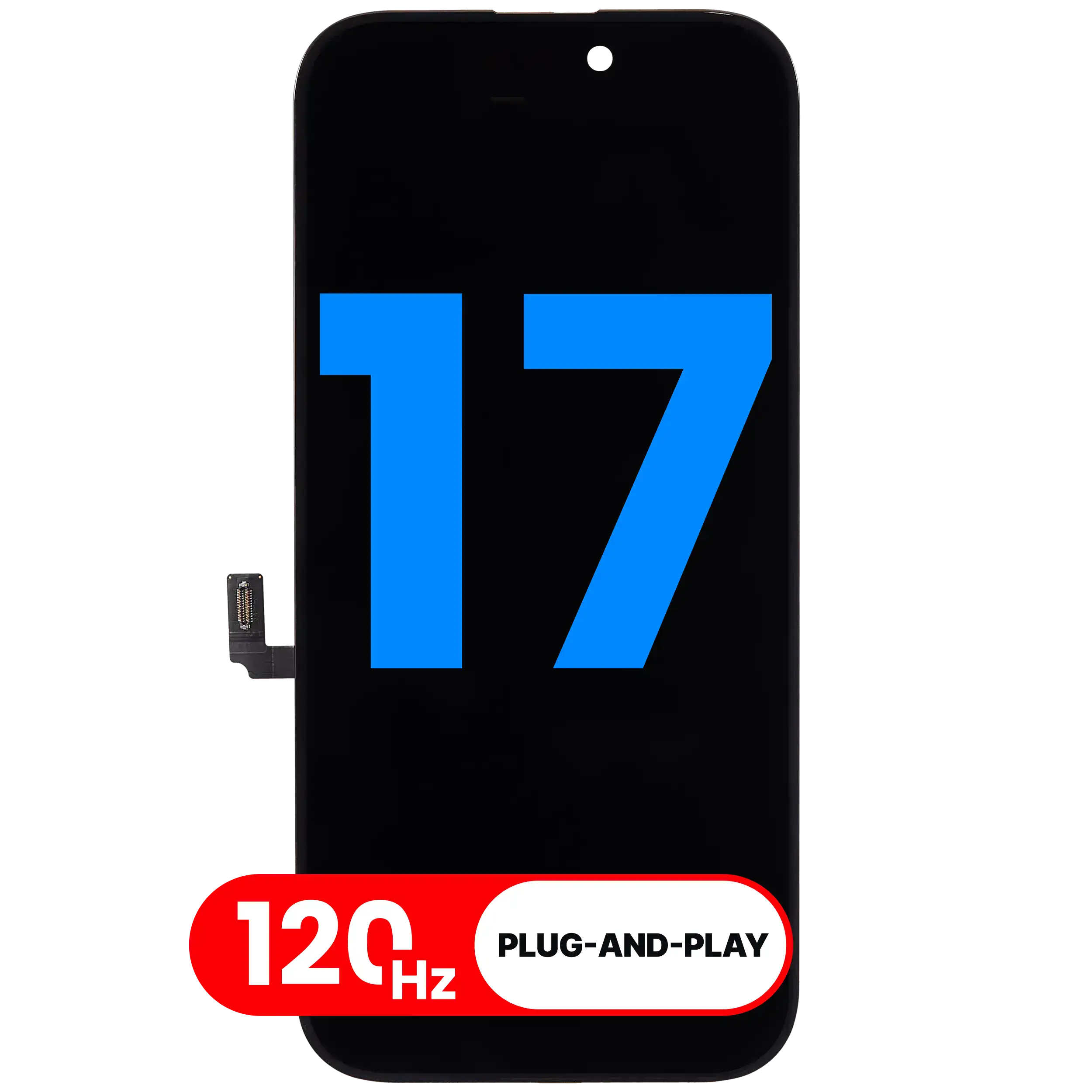 LCD Assembly For iPhone 17 (Aftermarket: AQ7 3.0) (120HZ)
