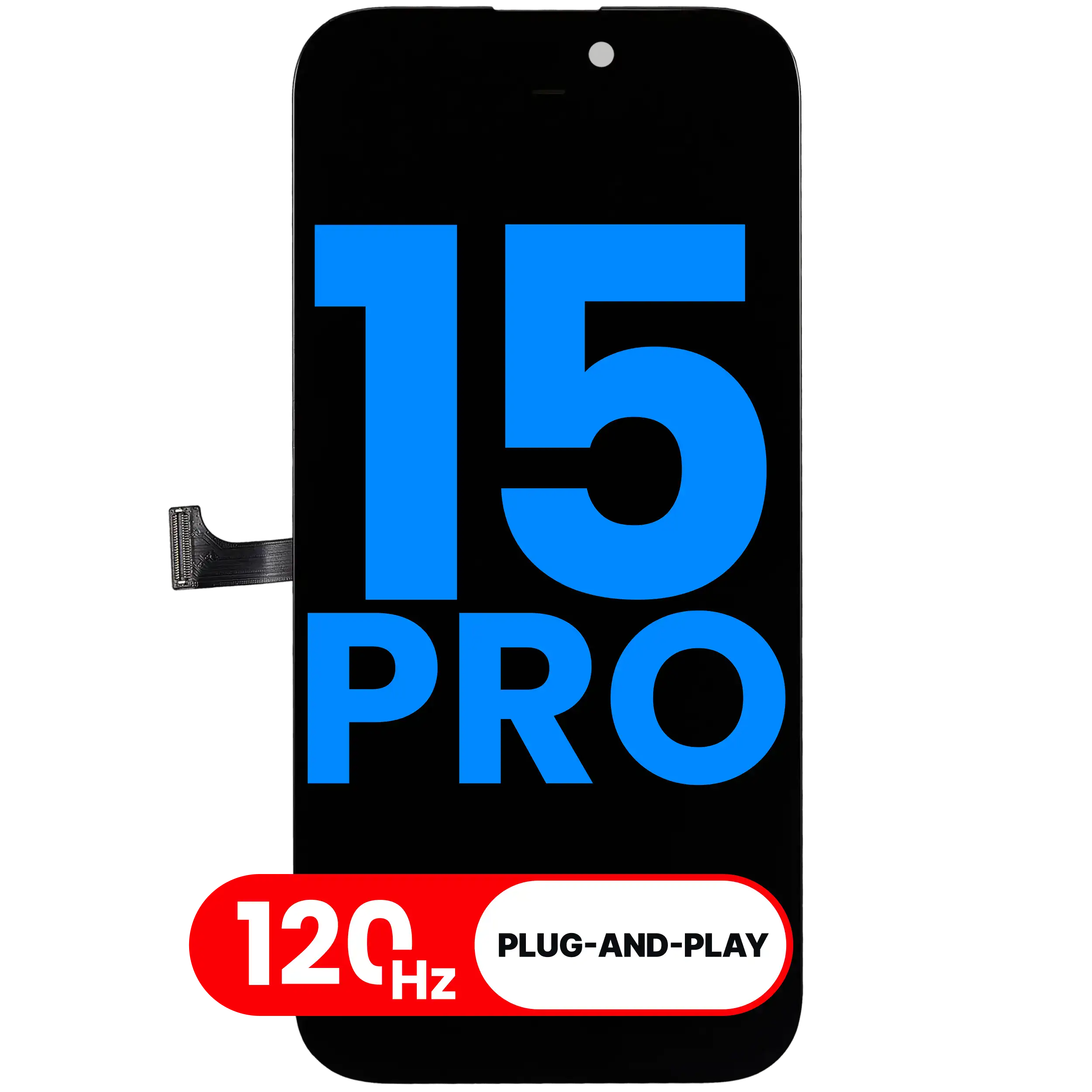 LCD Assembly For iPhone 15 Pro (Aftermarket: AQ7 3.0) (120HZ)