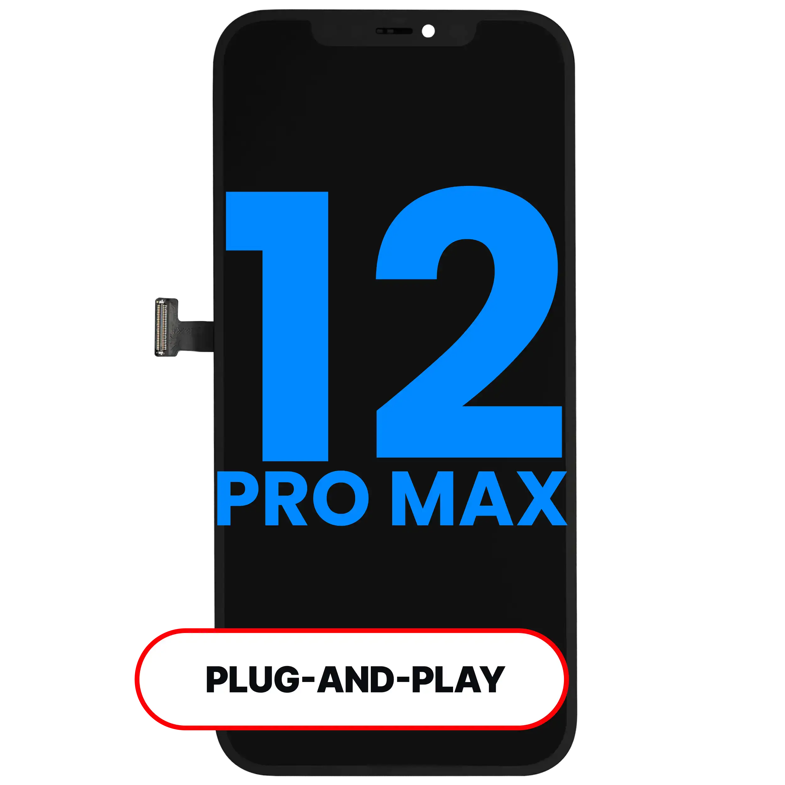 LCD Assembly For iPhone 12 Pro Max (Aftermarket: AQ7 3.0)