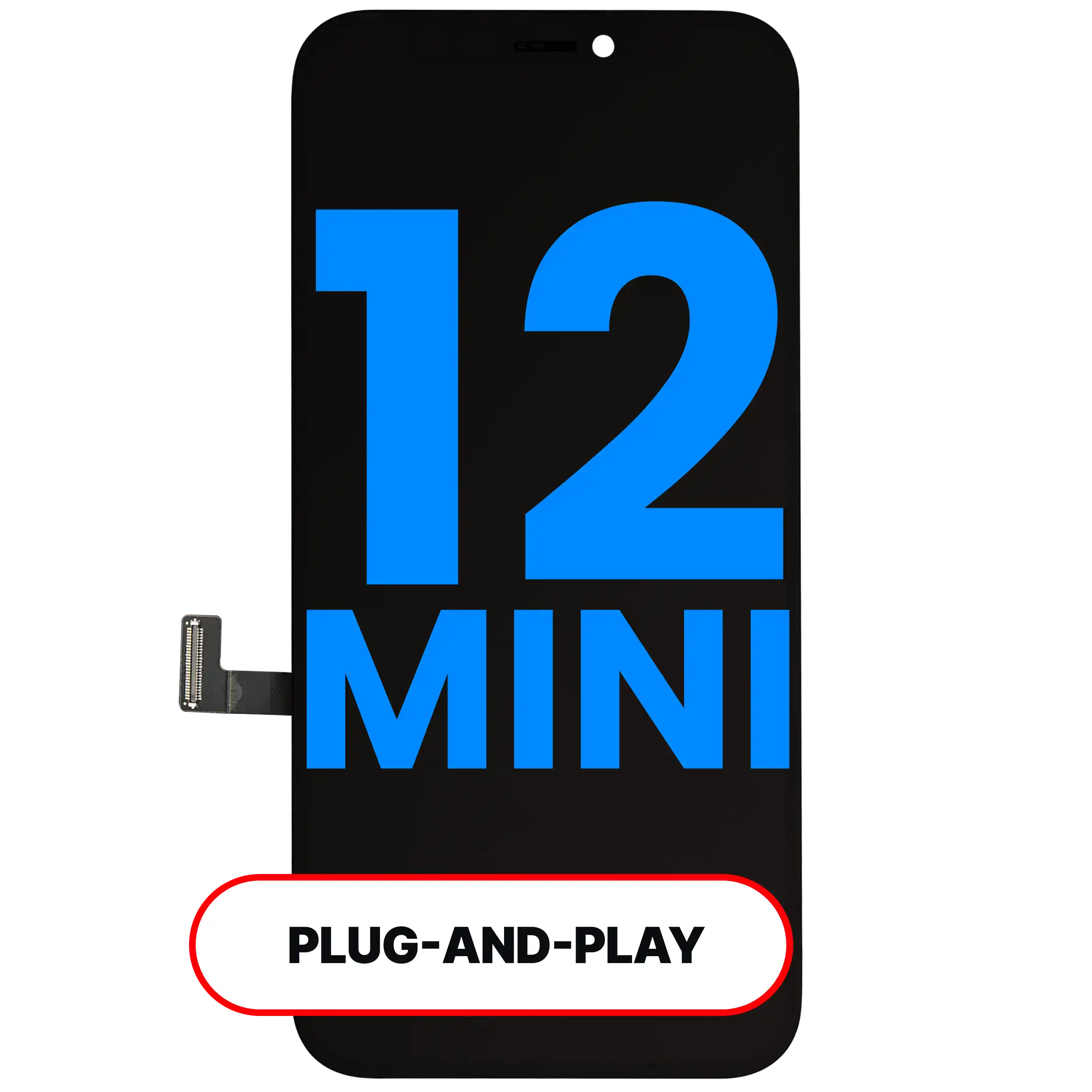 LCD Assembly For iPhone 12 Mini (Aftermarket: AQ7 3.0)
