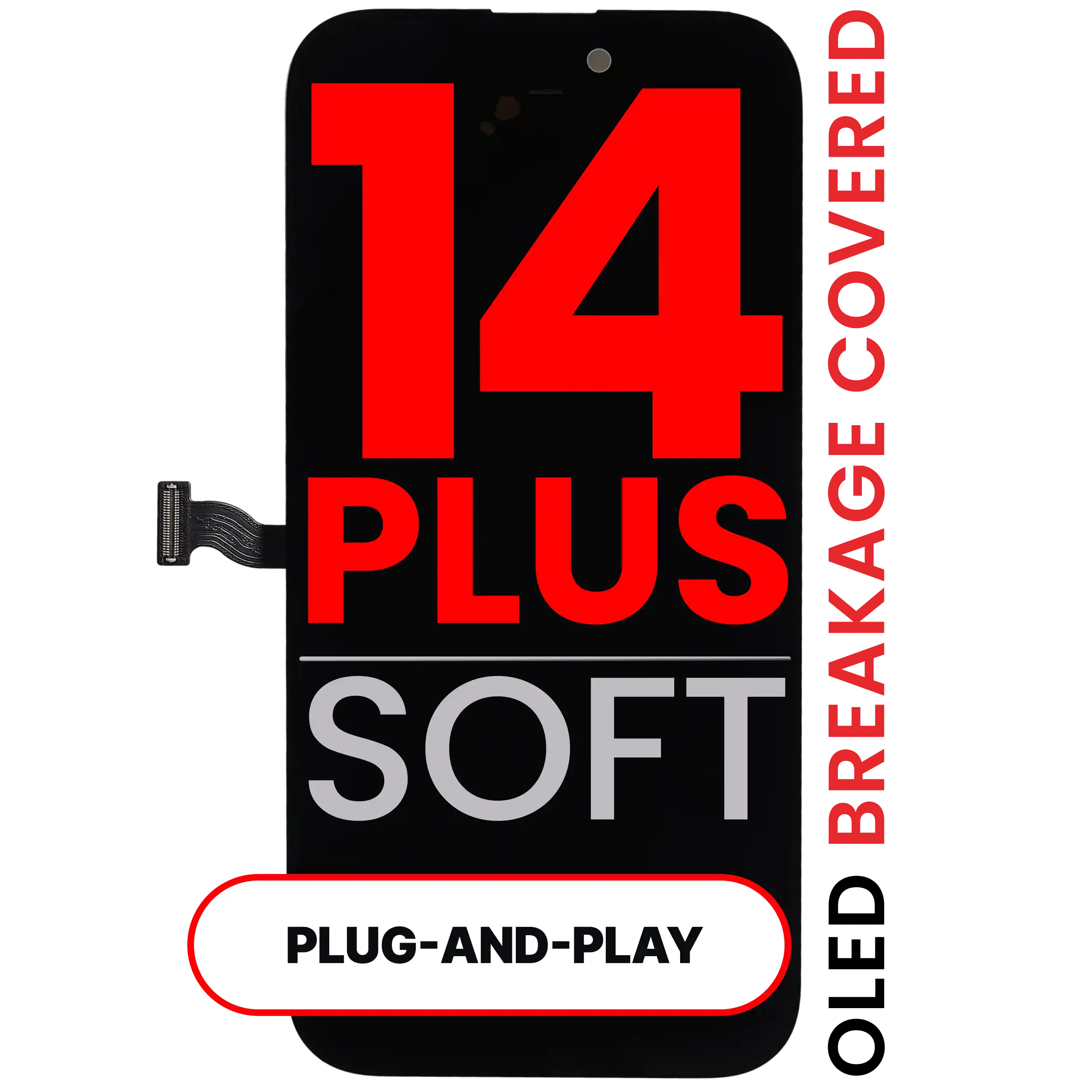 OLED Assembly For iPhone 14 Plus(Aftermarket Pro: XO7 3.0 Soft)