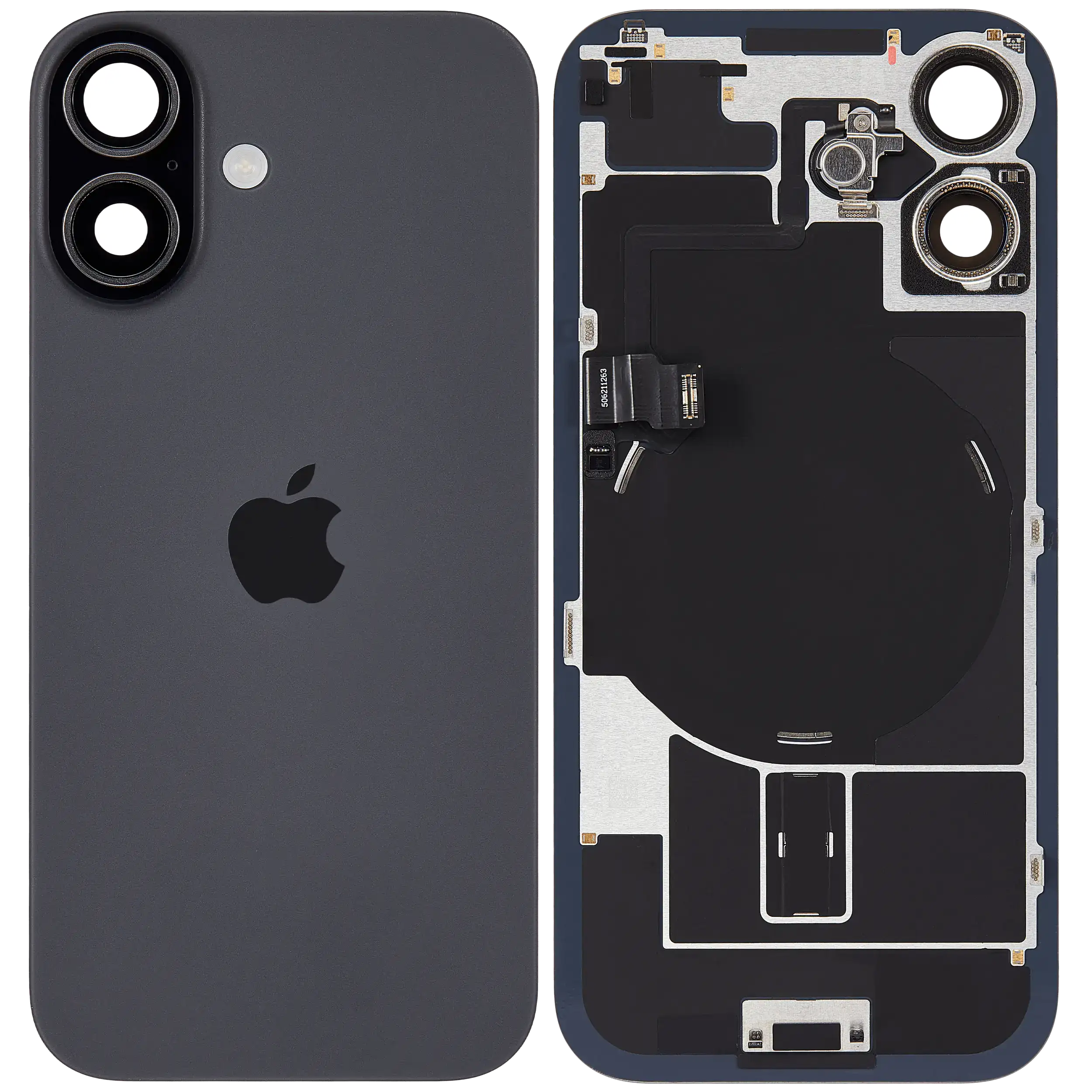 iPhone 17 Back Glass (MagSafe/NFC/Flash) Used OEM Grade B (Black