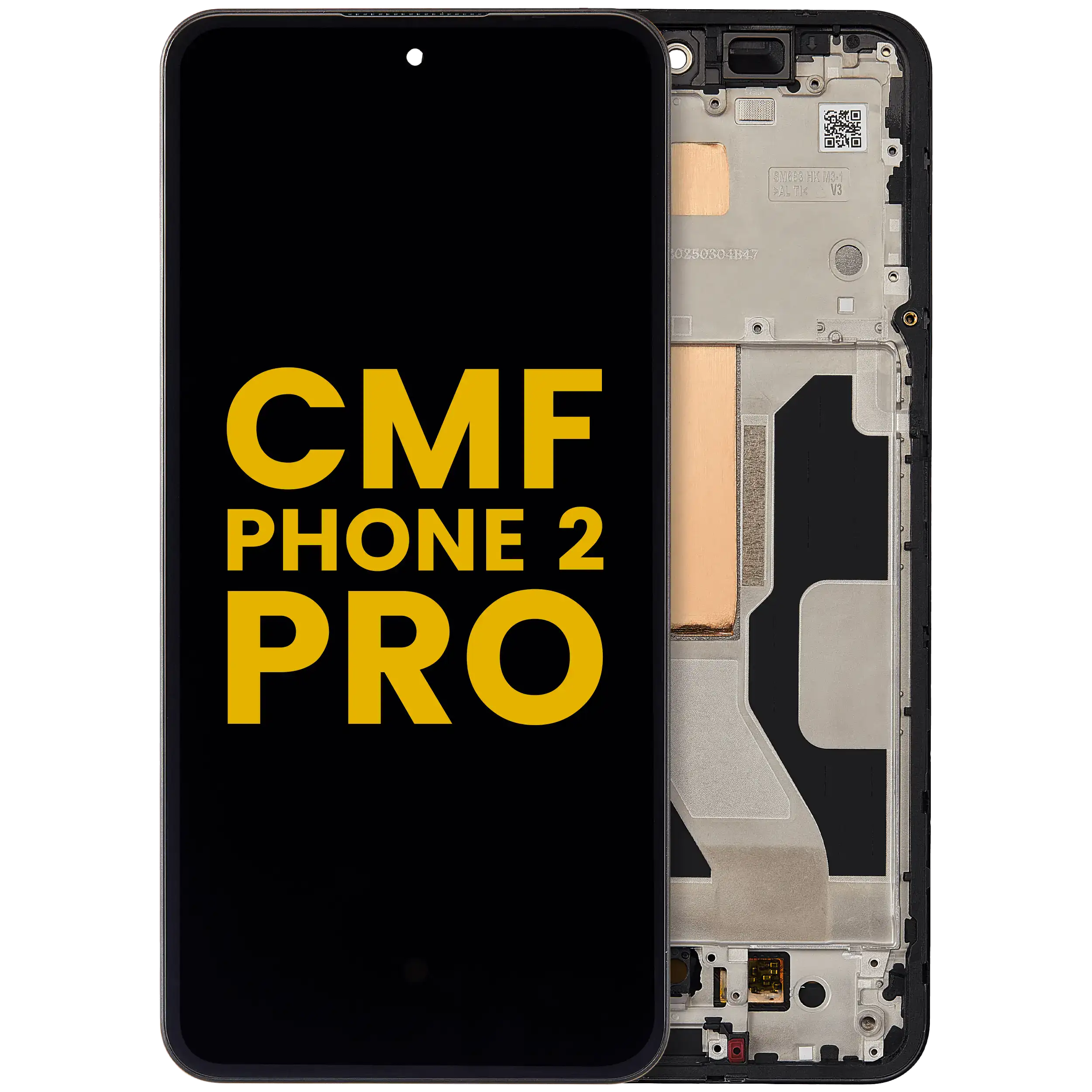 OLED Assembly With Frame For Nothing CMF Phone 2 Pro (Refurbished) (All Colors)