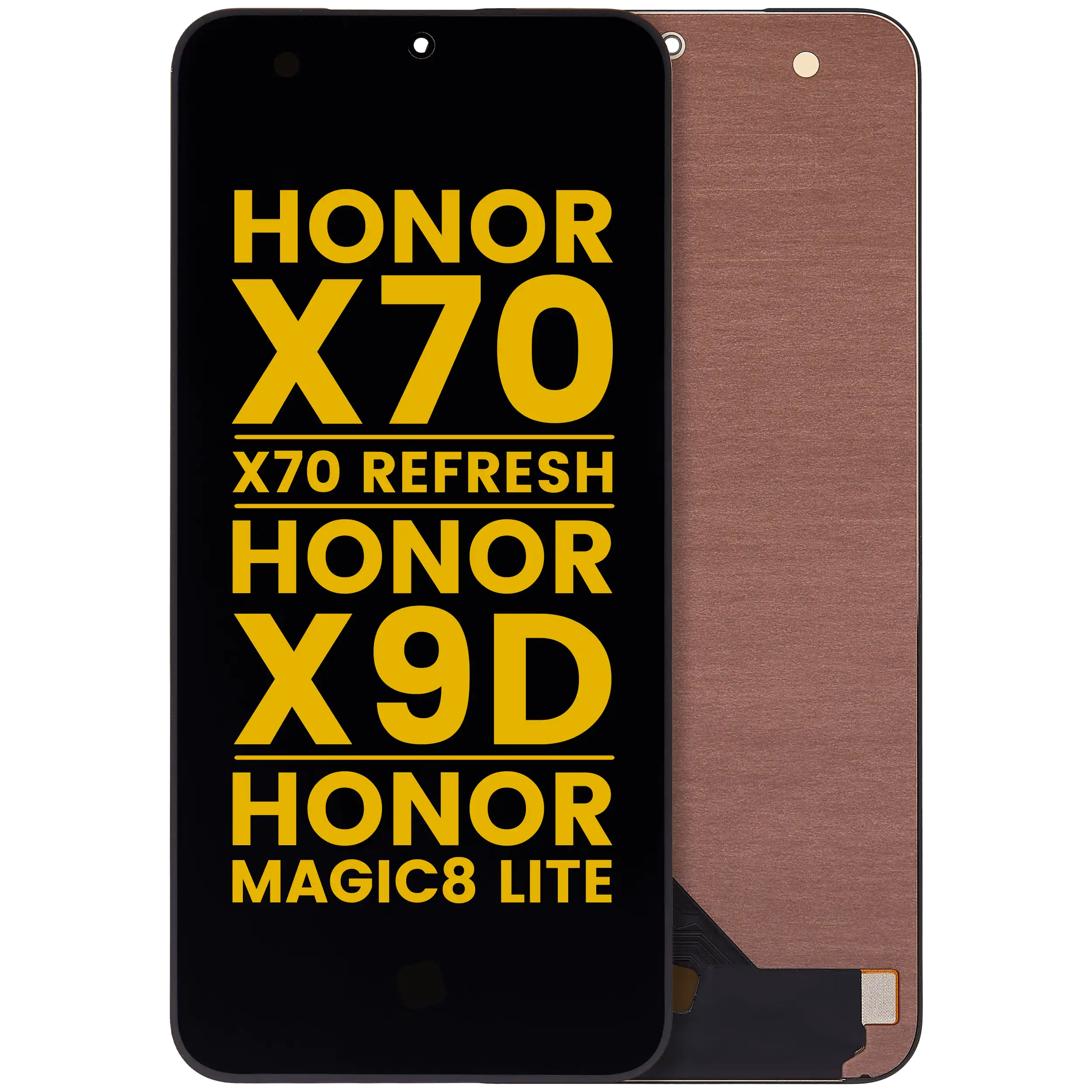OLED Assembly Without Frame For Honor X70 / X70 Refresh / Honor X9D / Honor Magic8 Lite (Refurbished) (All Colors)