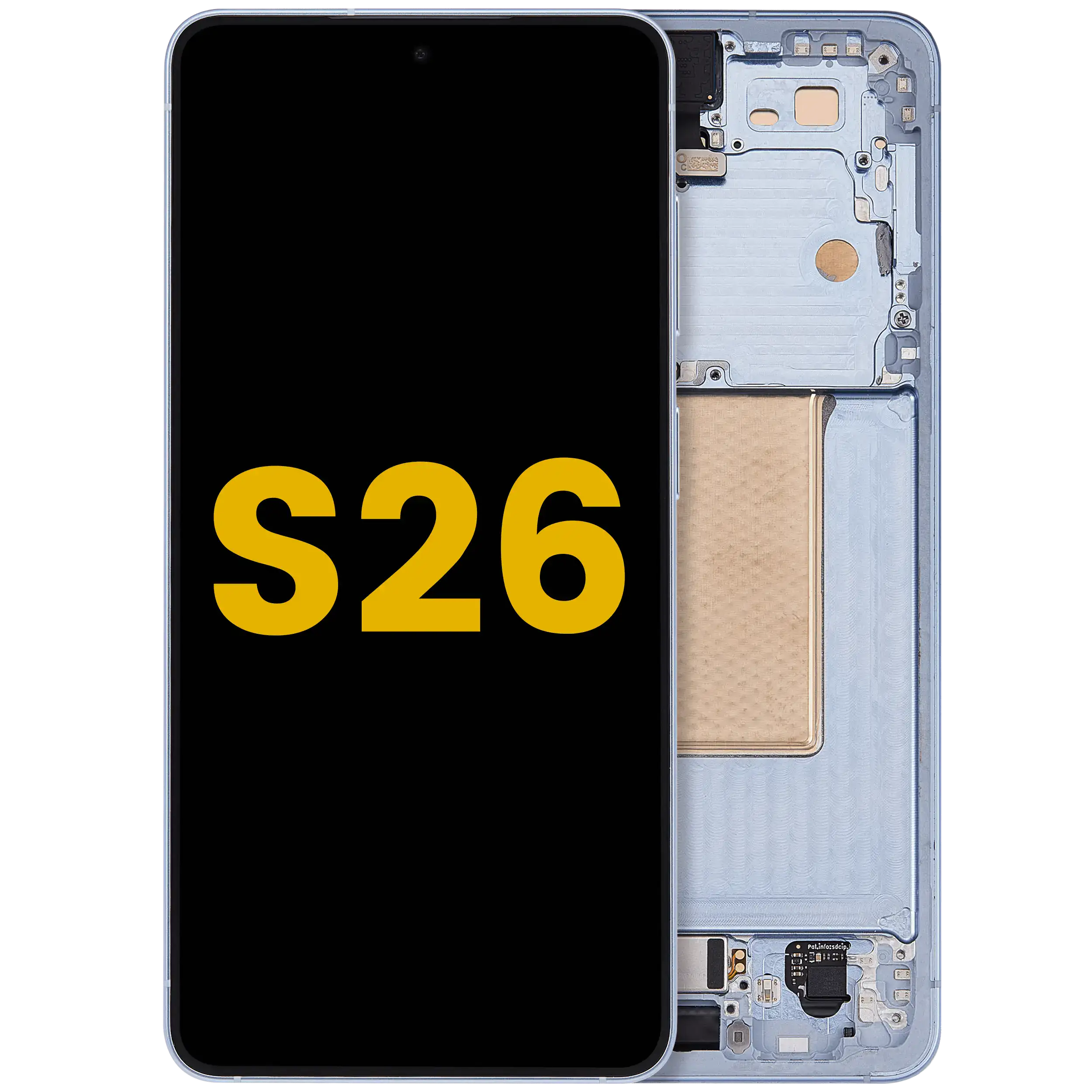 OLED Assembly With Frame For Samsung Galaxy S26 5G (US & International) (Refurbished) (Sky Blue)
