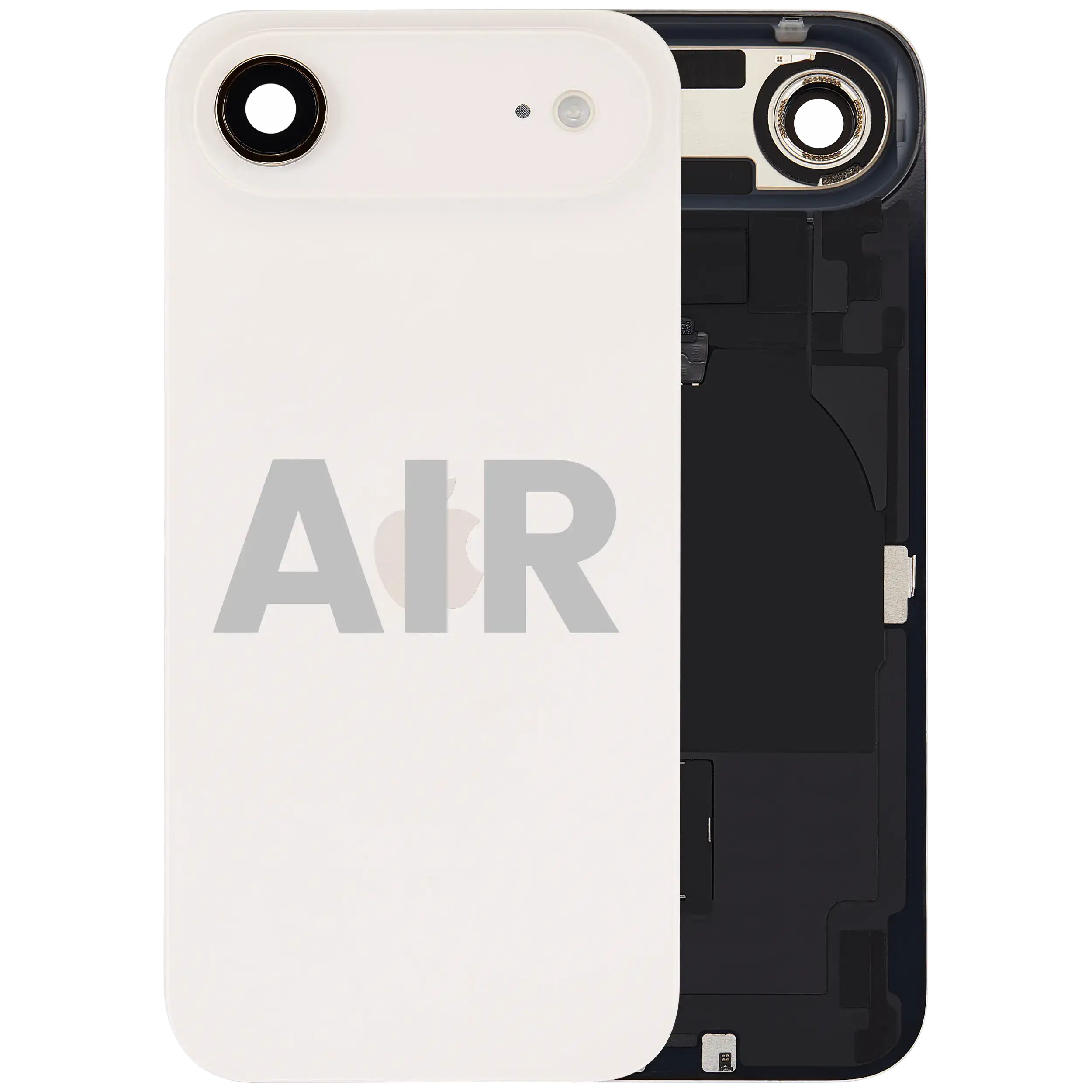 Back Glass W/ MagSafe Magnet & NFC & Flashlight Flex For iPhone Air (Used OEM Pull: Grade B) (Light Gold)