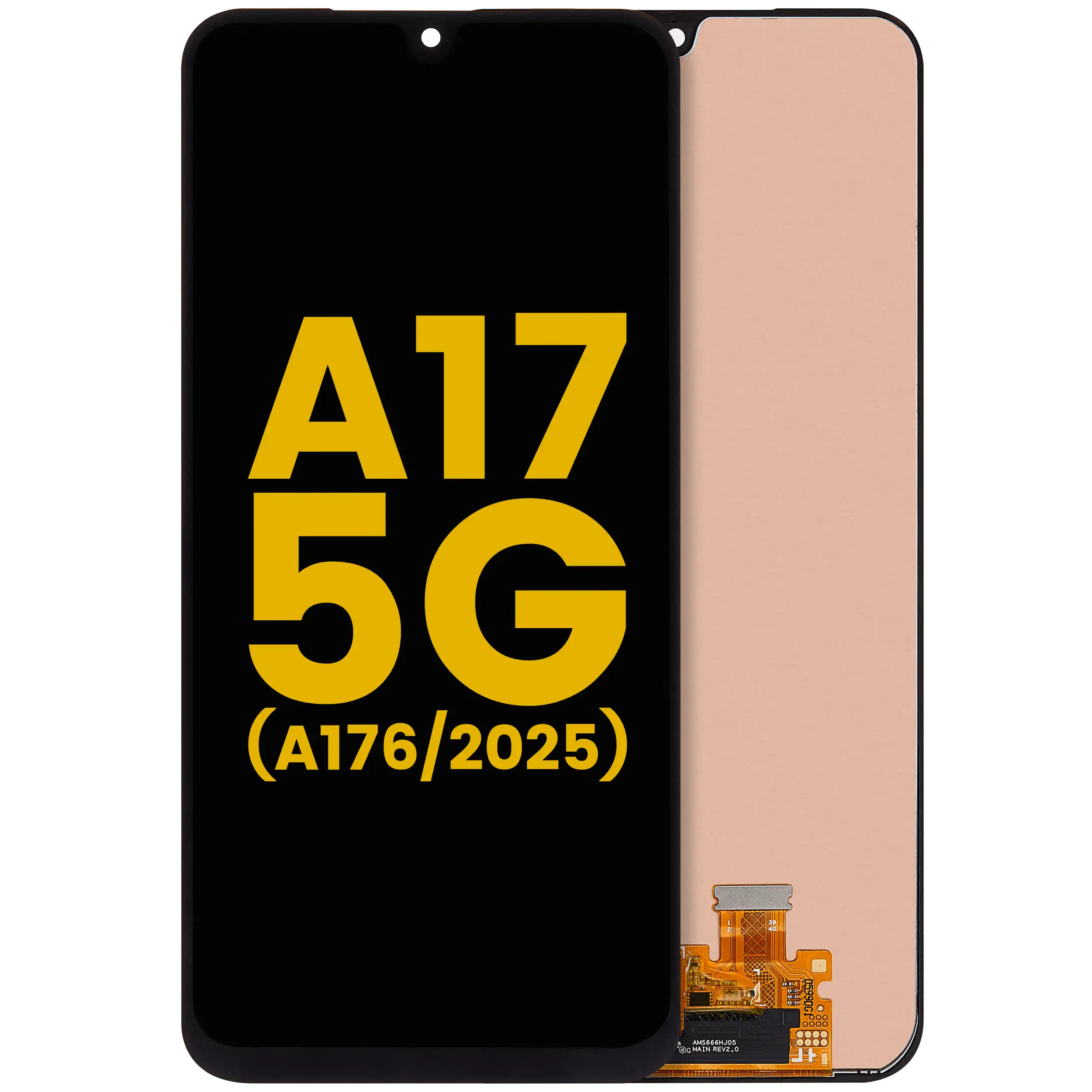 OLED Assembly Without Frame For Samsung Galaxy A17 5G (A176 / 2025) (Refurbished) (All Colors)