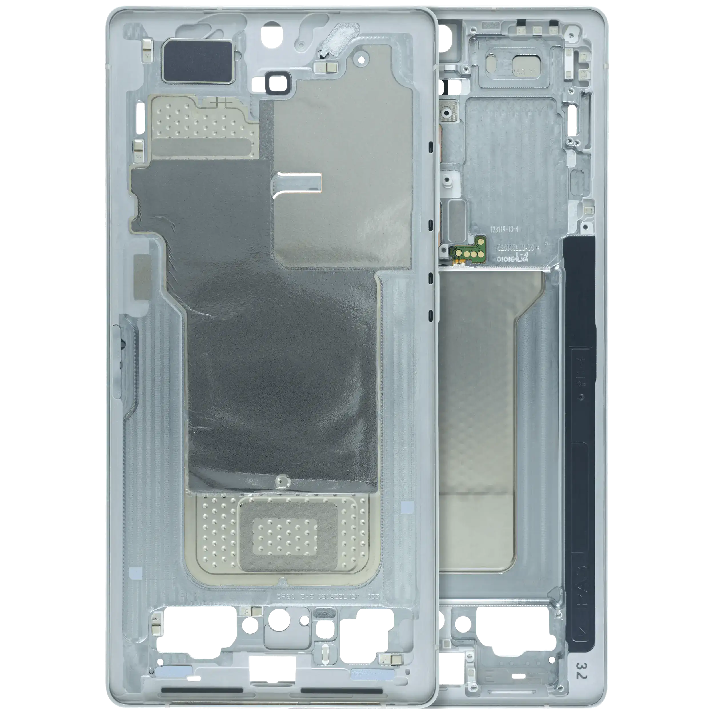 Mid-Frame Housing for Samsung Galaxy S25 Ultra (Service Pack) (Titanium Silver)