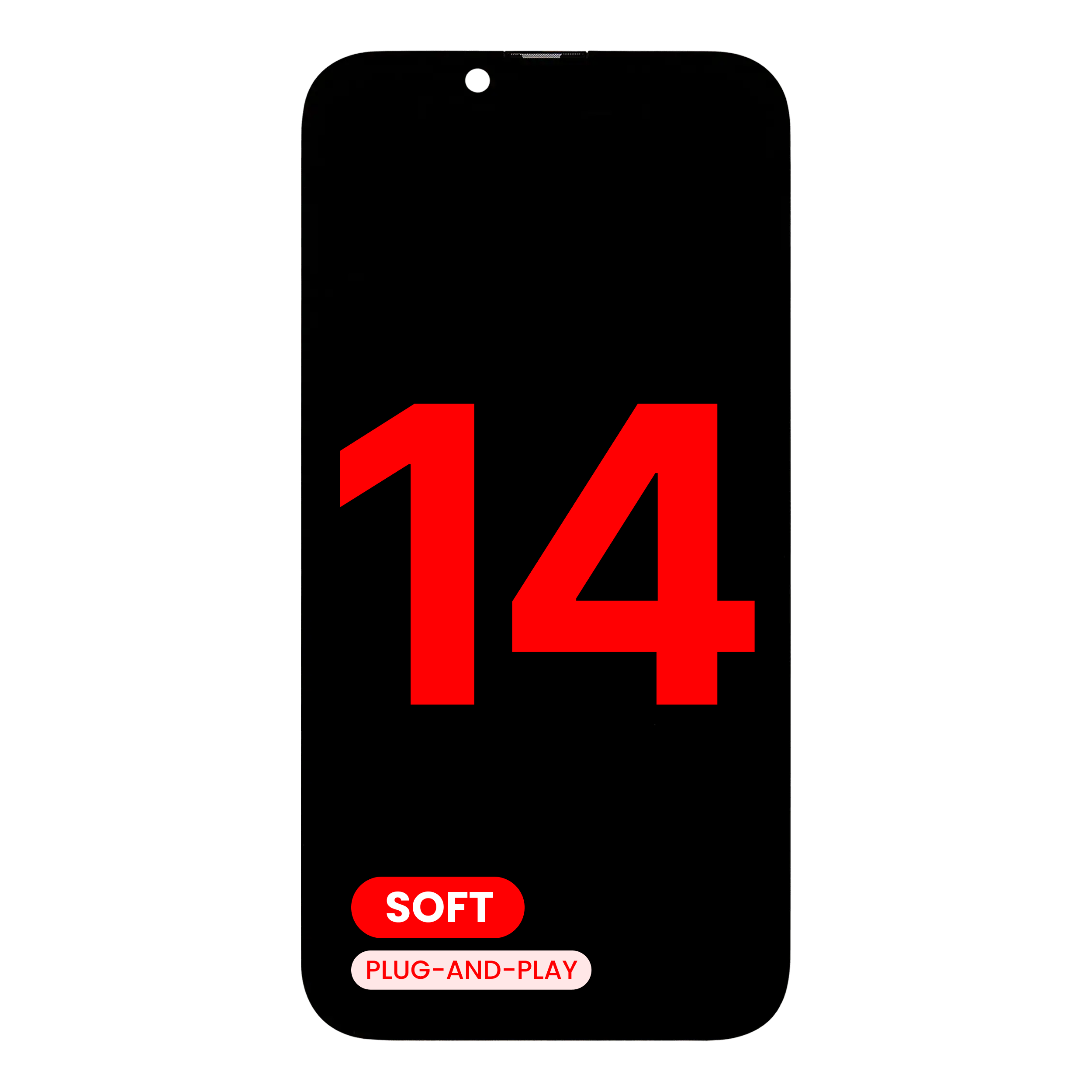 OLED Assembly For iPhone 14 (Aftermarket Pro: XO7 3.0 Soft)