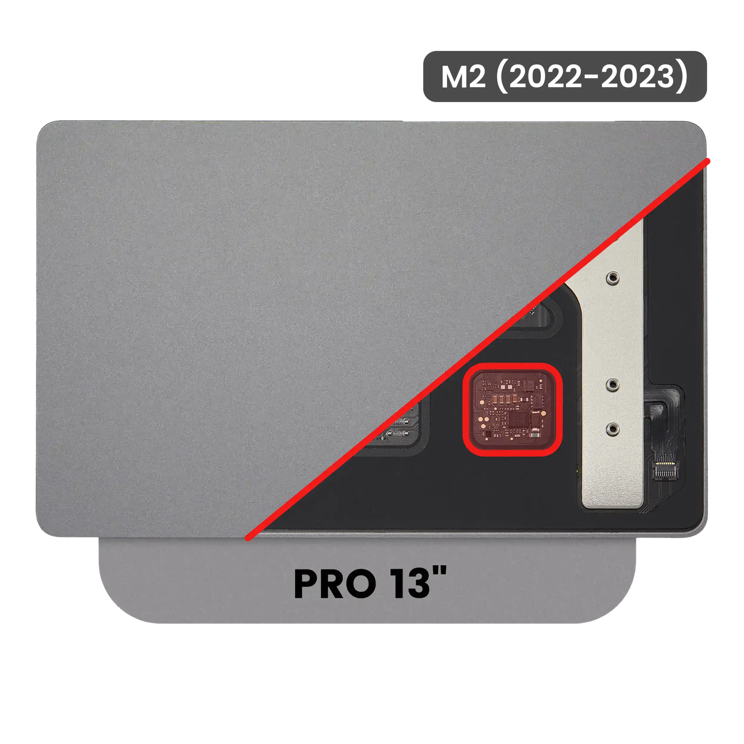 Trackpad For MacBook Pro 13" A2338 (2022-2023) (M2) (Space Gray)