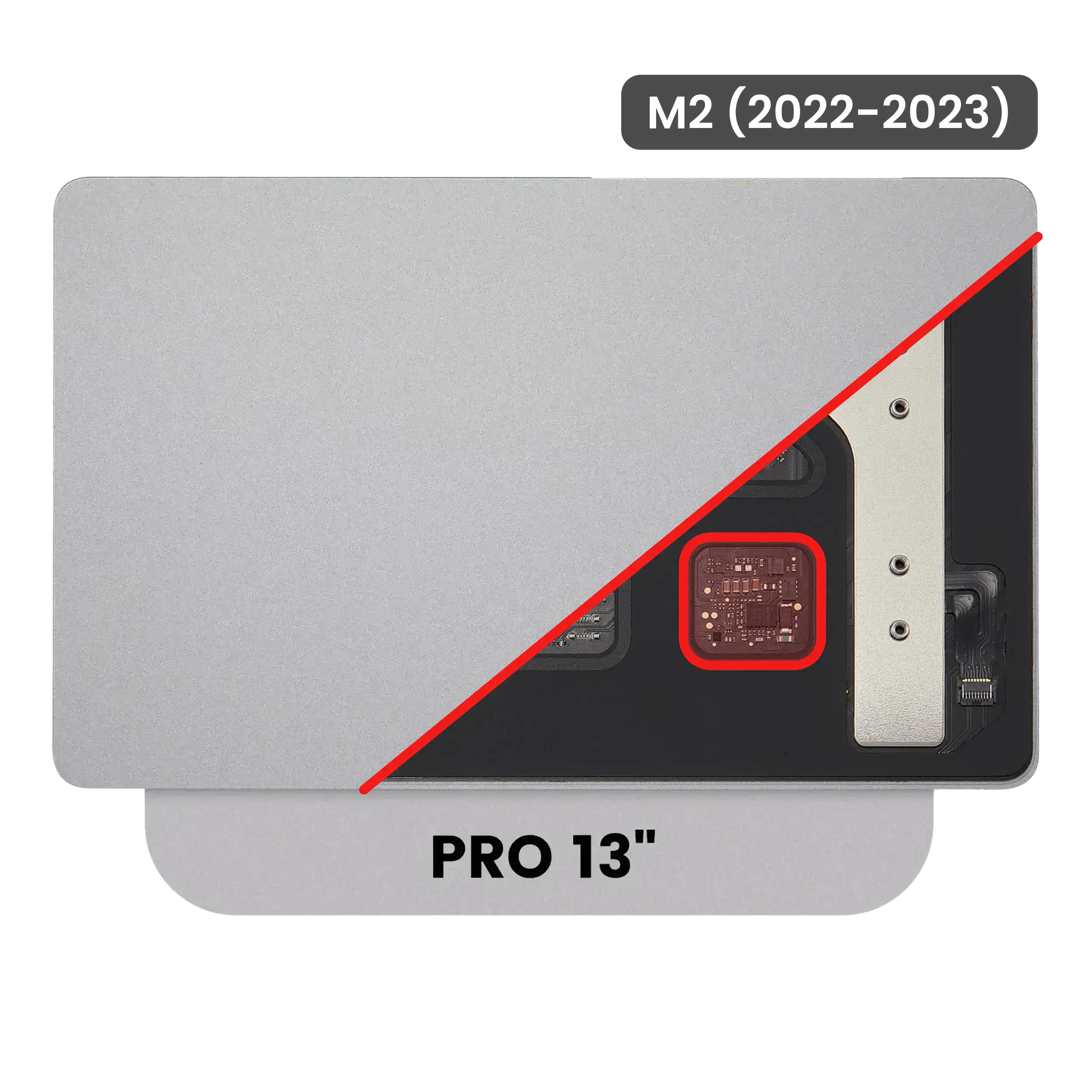 Trackpad For MacBook Pro 13" A2338 (2022-2023) (M2) (Silver)