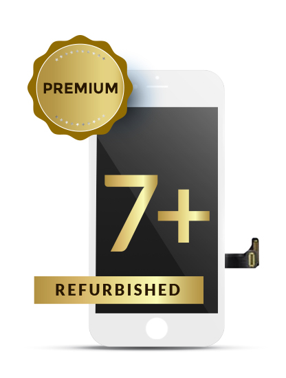 LCD Assembly For iPhone 7 Plus (Premium Quality: Refurbished) (White)