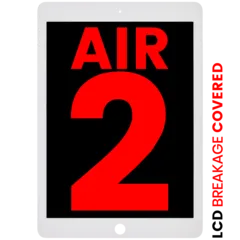LCD Assembly With Digitizer For iPad Air 2 (Aftermarket Pro: XO7) (White)