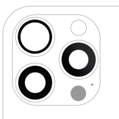 Back Camera Lens (Glass Only) With Adhesive For iPhone 15 Pro Max (3 Piece Set) (Aftermarket Plus)