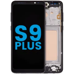 LCD Assembly With Frame (Without FingerPrint Sensor) For Samsung Galaxy S9 Plus (US & International) (Aftermarket: Incell) (Midnight Black)