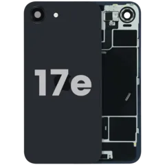 Back Glass With MagSafe Magnet & NFC For iPhone 17e (Used OEM Pull: Grade B) (Black)
