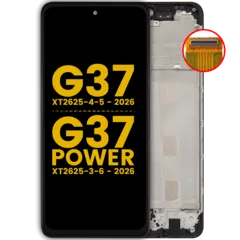 LCD Assembly With Frame For Motorola Moto G37 (XT2625-4-5 / 2026) / G37 Power (XT2625-3-6 / 2026) (Refurbished) (All Colors)
