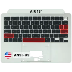 Top Case with Keyboard (ANSI US) For MacBook Air 13" A3240 (2025) (Used OEM Pull: Grade A) (Starlight)