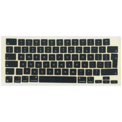 Keycap Kit (UK) For MacBook Air 13" / Air 15" / Pro 14" / Pro 16" (2021 - 2026) (Space Black)