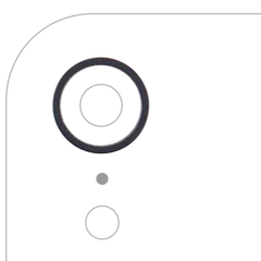 Back Camera Bezel Ring Only For iPhone XR (Black)