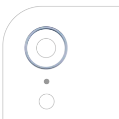 Back Camera Bezel Ring Only For iPhone XR (Blue)