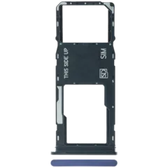 Single Sim Card Tray For Motorola Moto G15 (XT2521 /2025) (Genuine OEM) (Sea Blue)