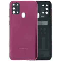 Back Cover With Camera Lens For Samsung Galaxy M31 (M315 / 2020) (Service Pack) (Red)