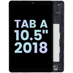 LCD Assembly With Frame For Samsung Galaxy Tab A 10.5" (2018) (Service Pack) (Black)