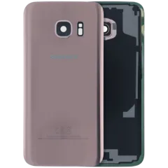 Back Cover Glass For Samsung Galaxy S7 (Service Pack) (Pink)