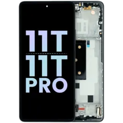 OLED Assembly With Frame For Xiaomi 11T/Mi 11T Pro (Genuine) (Gray)