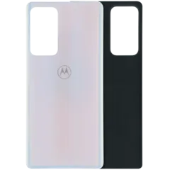 Back Cover Glass For Motorola Edge 20 Pro XT2153 (Genuine OEM) (White Iridescent)