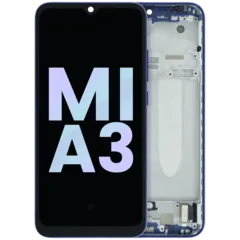 OLED Assembly With Frame For Xiaomi Mi A3 M1906F9SH (Genuine) (Blue)