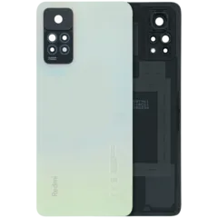Back Cover Glass With Camera Lens For Xiaomi Redmi Note 11 Pro (Genuine) (Blue)
