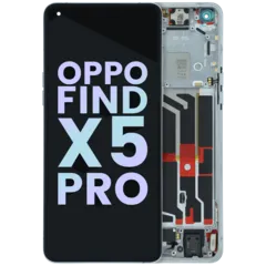 OLED Assembly With Frame For OPPO Find X5 Pro CPH2305 (Genuine) (White)
