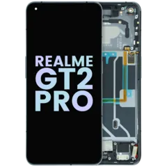 OLED Assembly With Frame For Realme GT2 Pro (Genuine) (Black)