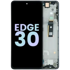 OLED Assembly With Frame For Motorola Edge 30 XT2203 (Genuine OEM) (Gray)