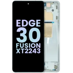 OLED Assembly With Frame For Motorola Edge 30 Fusion XT2243 (Genuine OEM) (White)