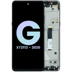 LCD Assembly With Frame For Motorola Moto G 5G XT2113 (Genuine OEM) (Gray)