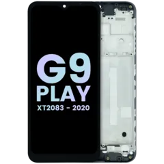 LCD Assembly With Frame For Motorola Moto G9 Play XT2083 (Genuine OEM) (All Colors)