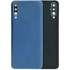 Back Cover Glass With Camera Lens For Samsung Galaxy A50 (A505 / 2019) (Used OEM Pull Grade: C) (Black)