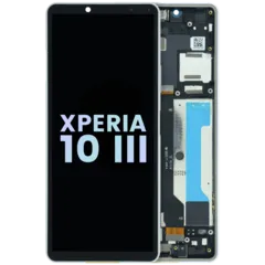 OLED Assembly With Frame For Sony Xperia 10 III (Genuine) (White)