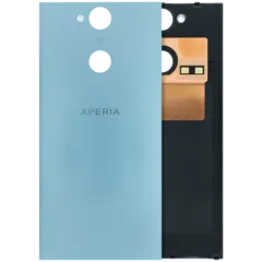 Back cover Glass without camera lens for Sony Xperia XA2 (Genuine) (Blue)