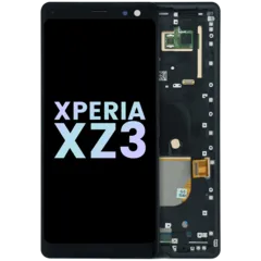 OLED Assembly With Frame For Sony Xperia XZ3 (Genuine) (Black)