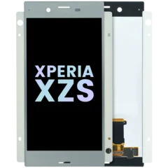 LCD Assembly Without Frame For Sony Xperia XZs (Genuine) (Silver)