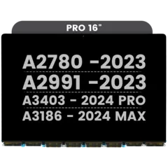 LCD Panel Only For MacBook Pro 16" A2780 (2023)  / A2991 (2023)  / A3403 (2024) Pro / A3186 (2024) Max