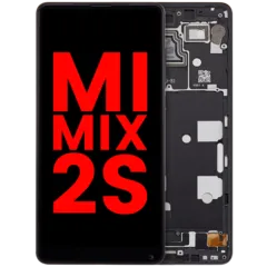 LCD Assembly With Frame For Xiaomi Mi Mix 2S (Aftermarket Plus) (Black)