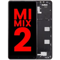 LCD Assembly With Frame For Xiaomi Mi Mix 2 (Aftermarket Plus) (Black)